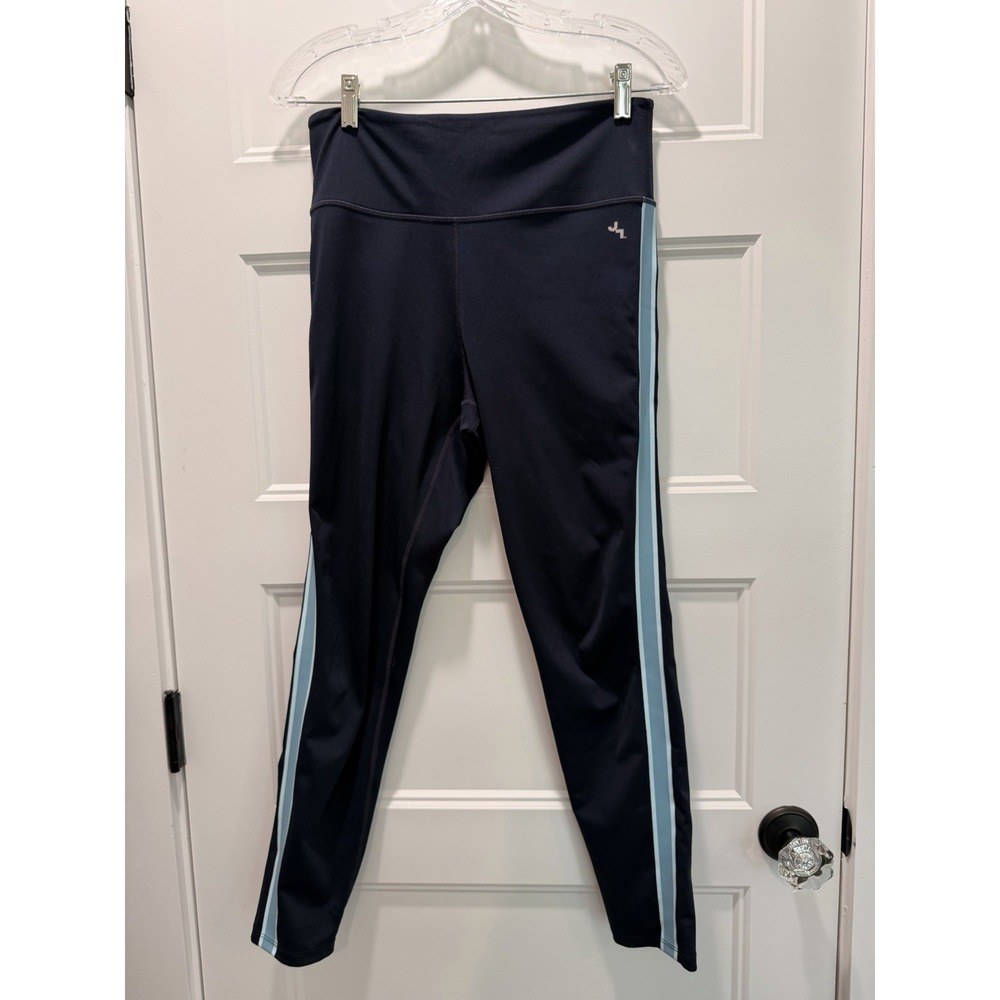JoyLab‎ Navy Blue High Waisted Racing Stripe Leggings - Women's Medium